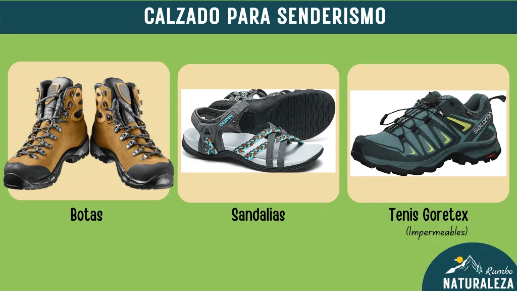 equipamiento - calzado para senderismo