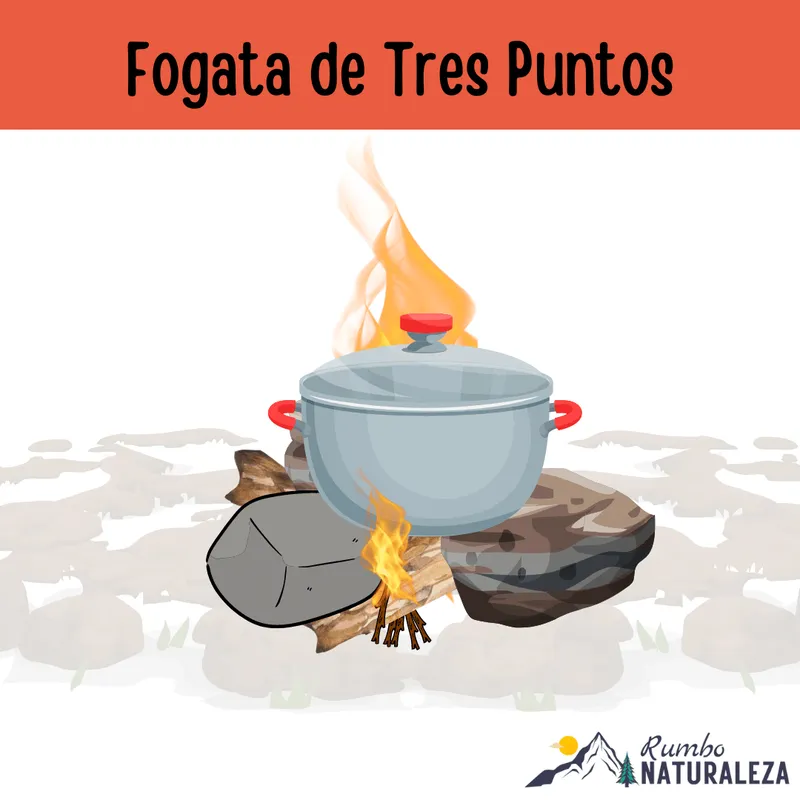 fogata de tres puntos