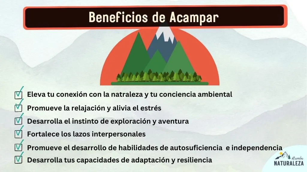 beneficios de acampar o ventajas de hacer camping