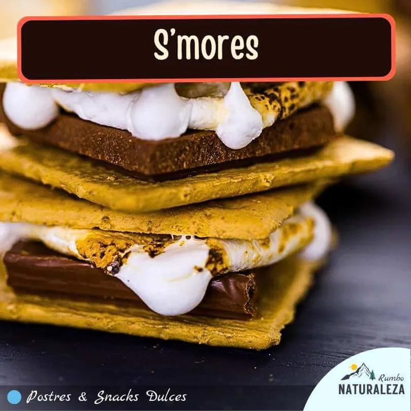 smores para la fogata del camping