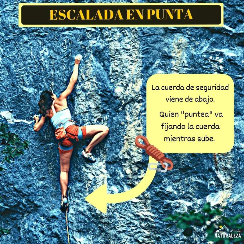 escalada en punta