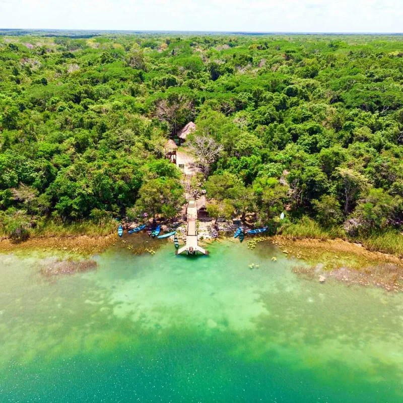 laguna de la reserva punta laguna quintana roo