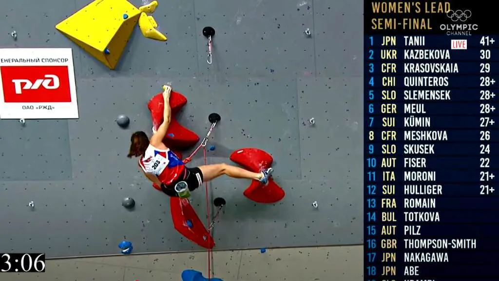 reglas de las competencias de escalada