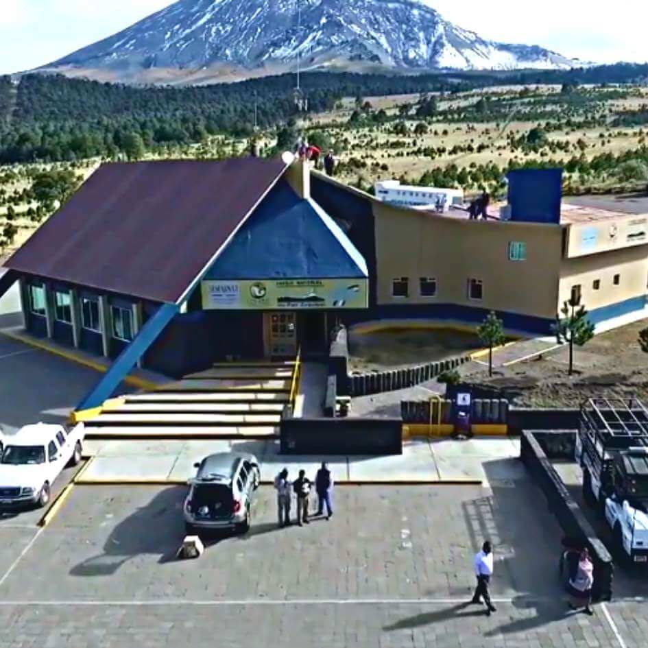 centro de recepción del parque nacional Iztaccíhuatl Popocatépetl